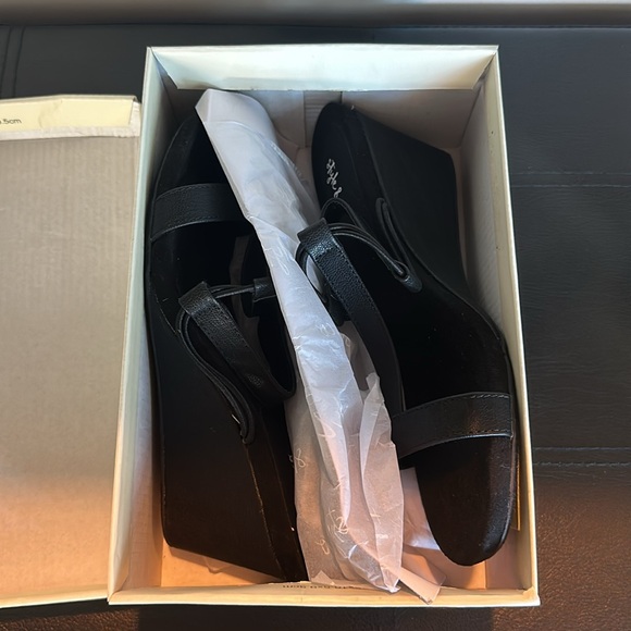 Style & Co Black Mulan Wedges 8M - Picture 2 of 6